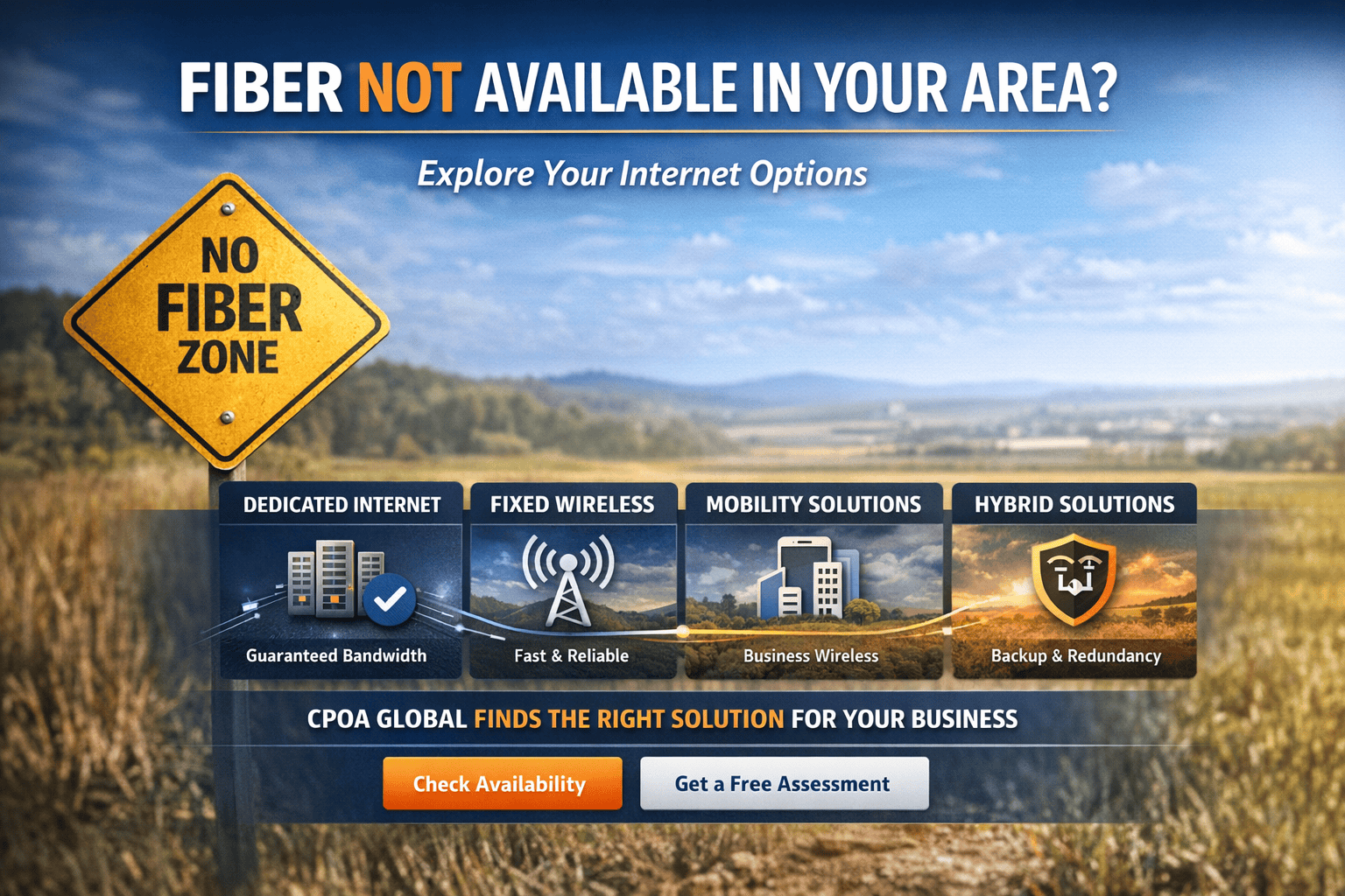What to Do If Fiber Internet Is Not Available in Your Area